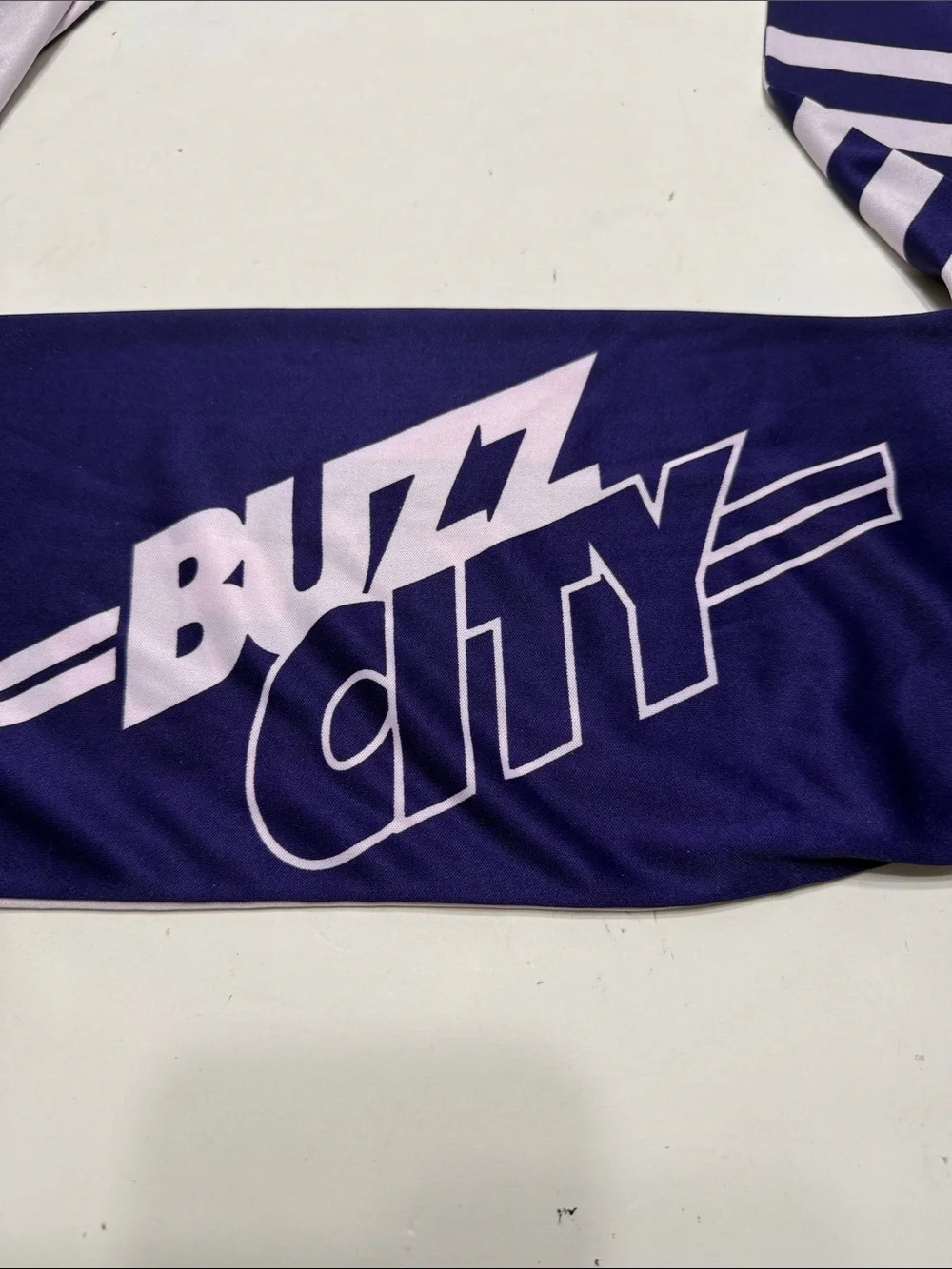 City Buzz Light Lavender Fringe Scarf with Soft White Tassels